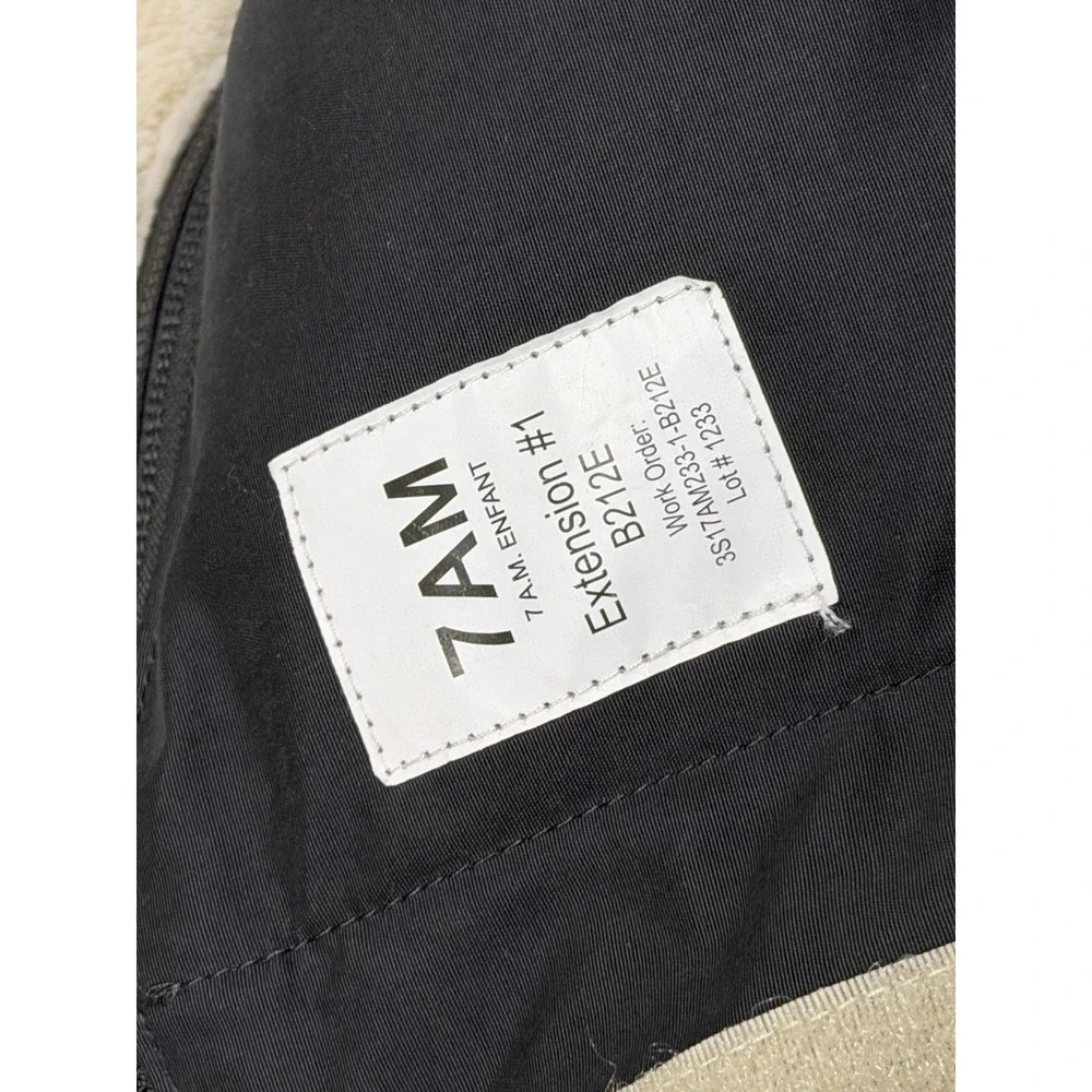 7AM Enfant Stroller Blanket 212 Evolution 6M-4T Blue Fleece Lined Missing Back